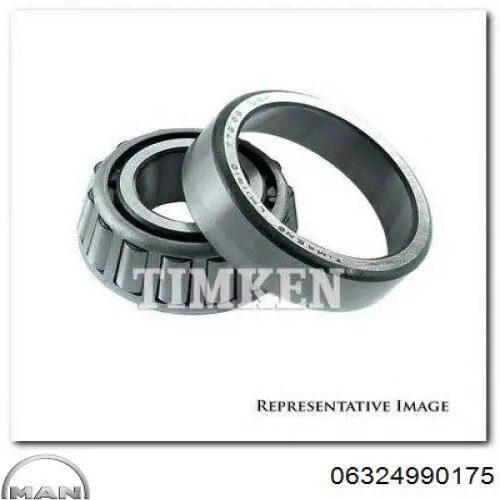 06324990175 MAN Підшипник маточини передньої