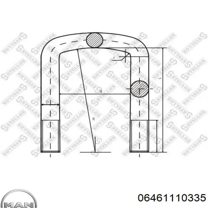 Купити STR50308 STR Стремянка ресори (TRUCK)