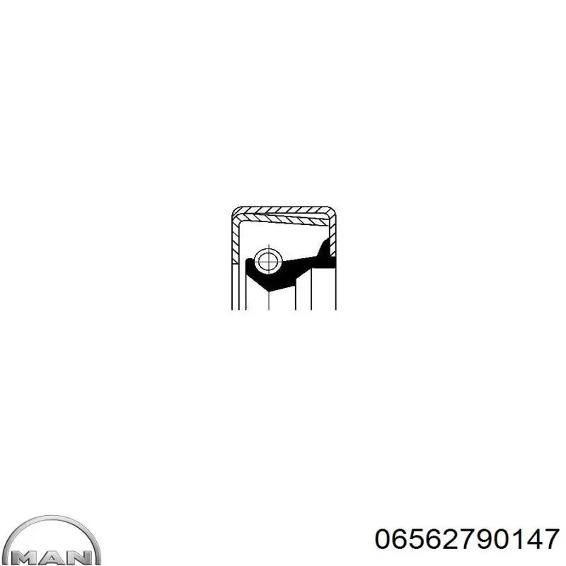 A0159974647 Mercedes Сальник передньої маточини, внутрішній