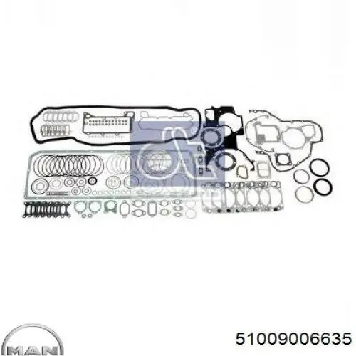 Комплект прокладок двигуна, повний MAN F 2000 (Ман F)