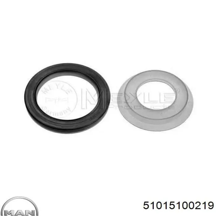 Сальник коленвала двигуна, передній MAN 51015100219 ціна, від 15.79 USD