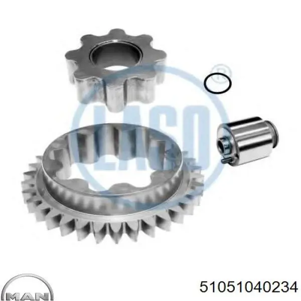 Шестерня маслонасоса MAN 51051040234 ціна, від 184.91 USD