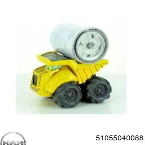 Масляний фільтр двигуна MAN 51055040088 ціна, від 9.70 USD