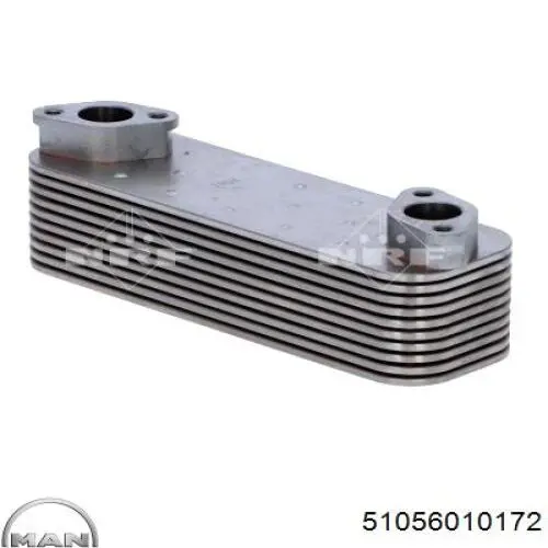 Радіатор масляний MAN 51056010172 ціна, від 121.11 USD