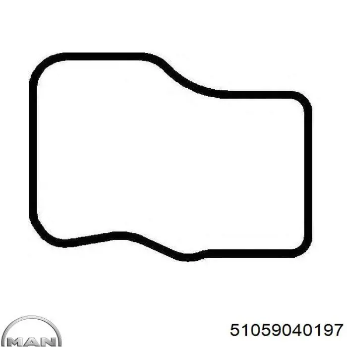 Прокладка піддону картера двигуна MAN 51059040197 ціна, від 47.52 USD