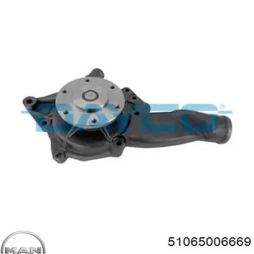 Купити 51065006669 MAN Насос охолоджуючої рідини