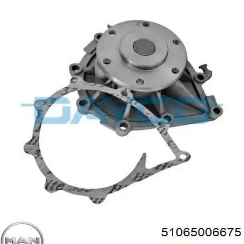 Купити 51065006675 MAN Насос охолоджуючої рідини