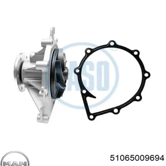 Помпа водяна, (насос) охолодження 51065009694 MAN