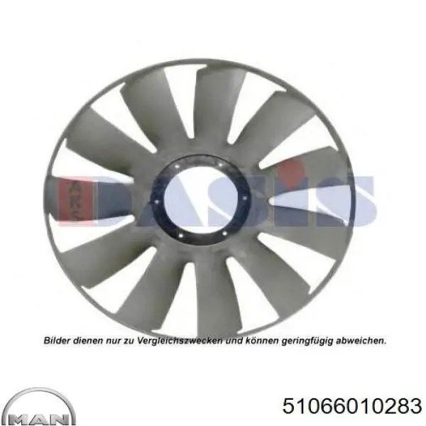 В'язкова муфта вентилятора MAN 51066010283 ціна, від 105.03 USD