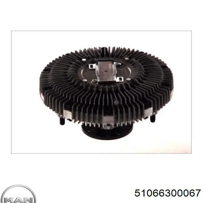 В'язкова муфта вентилятора MAN 51066300067 ціна, від 160.44 USD