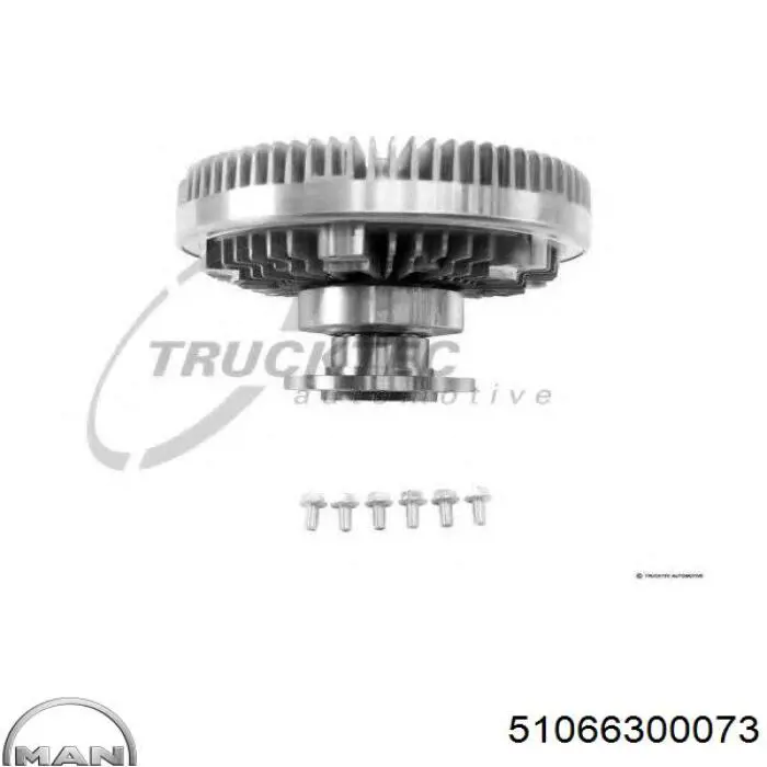 В'язкова муфта вентилятора MAN 51066300073 ціна, від 453.77 USD