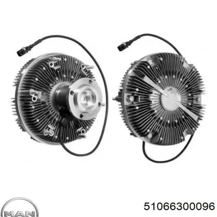 Купити 51066300096 MAN Муфта вязкостная системи охолодження