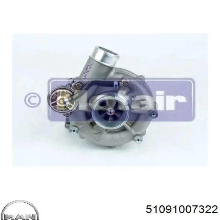 Турбіна MAN 51091007322 ціна, від 404.06 USD