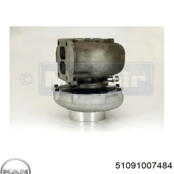 Турбіна MAN 51091007484 ціна, від 606.29 USD