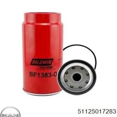 Фільтр тонкого очищення палива MAN 51125017283 ціна, від 36.54 USD