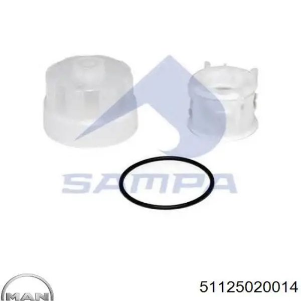 Корпус паливного фільтра MAN 51125020014 ціна, від 15.68 USD