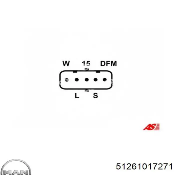 51261017271 MAN Авто генератор