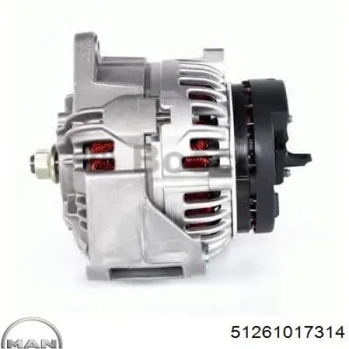 Генератор MAN 51261017314 ціна, від 212.95 USD
