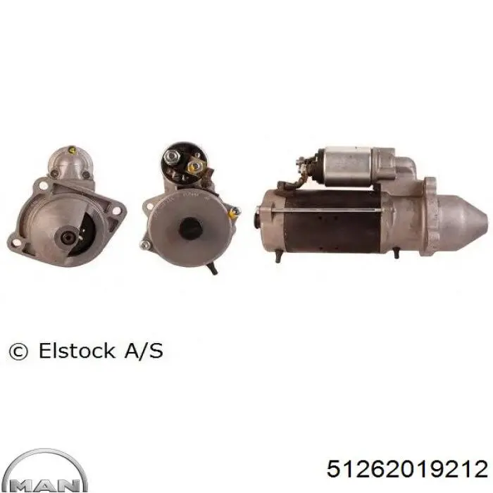 Стартер MAN 51262019212 ціна, від 203.75 USD
