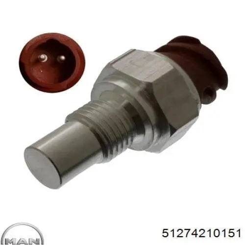 Датчик температури радіатора MAN 51274210151 ціна, від 12.84 USD