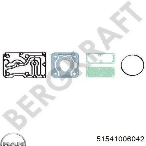 Ремкомплект, прокладки компресора (TRUCK) Wabco 4123520012 ціна, від 24.11 USD