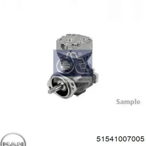 Компресор пневмопідкачки (амортизаторів) 4123520030 Wabco