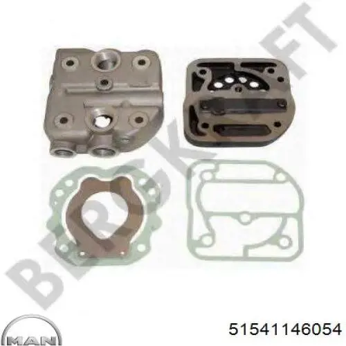 51541146054 MAN Компресор, головка блоку (TRUCK)