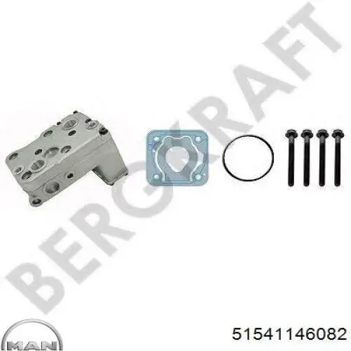 Купити 100293 Febi Компресор, головка блока (TRUCK)