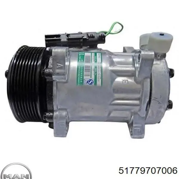 Компресор системи кондиціювання MAN 51779707006 ціна, від 197.63 USD