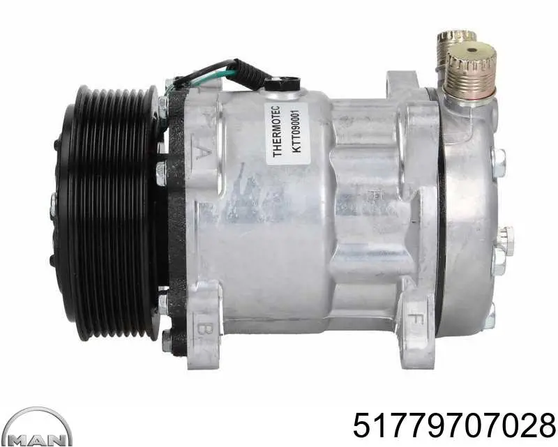 Компресор системи кондиціювання MAN 51779707028 ціна, від 190.41 USD