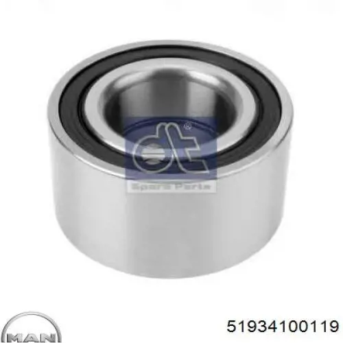 Підшипник задньої ступиці 51934100119 MAN