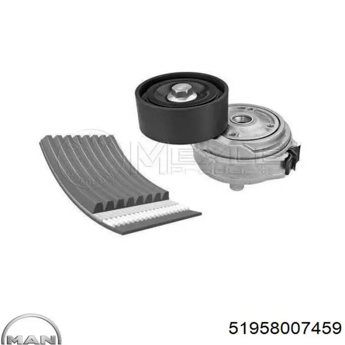 Натягувач приводного ременя MAN 51958007459 ціна, від 74.36 USD