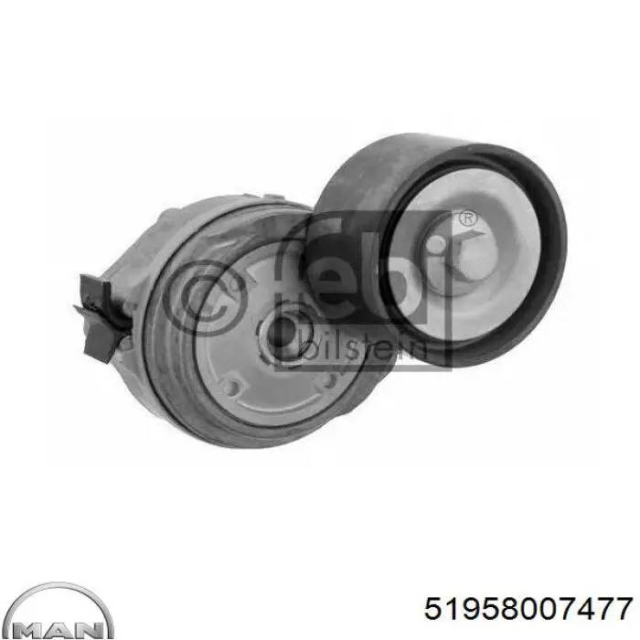 Натягувач приводного ременя MAN 51958007477 ціна, від 66.73 USD