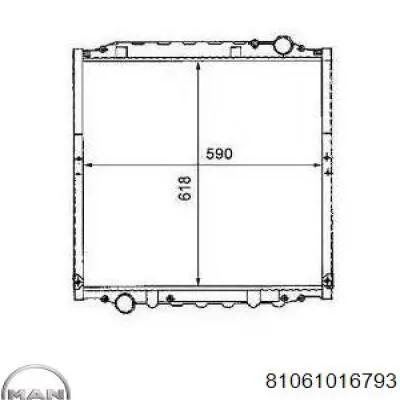 Радіатор основний Mahle Original CR106000P ціна, від 1019.54 USD