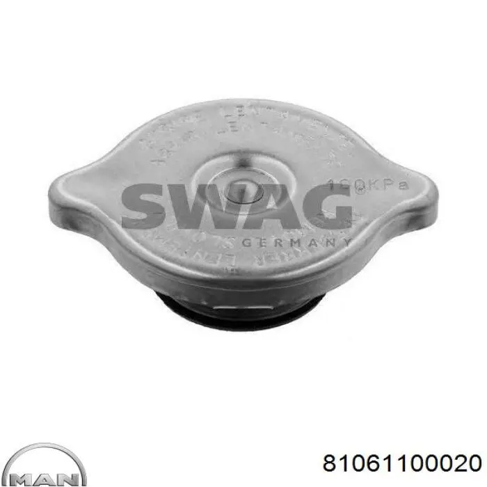 81061100020 MAN Кришка / пробка радіатора