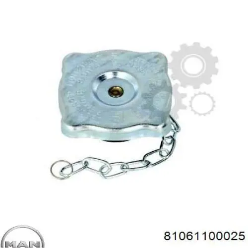 Кришка бачка радіатора MAN 81061100025 ціна, від 5.50 USD