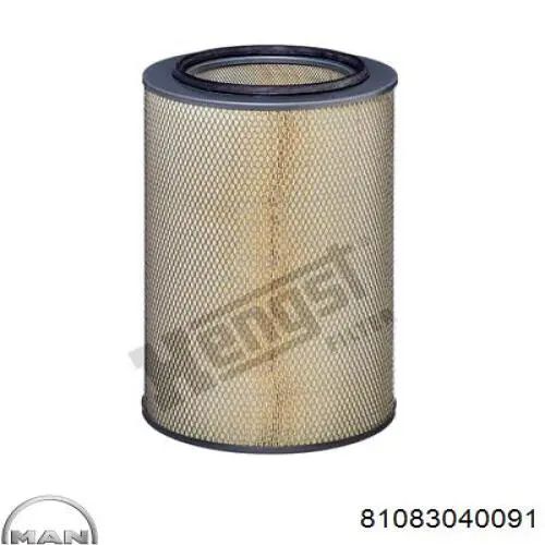 Купити 81083040091 MAN Автомобільний фільтр повітря