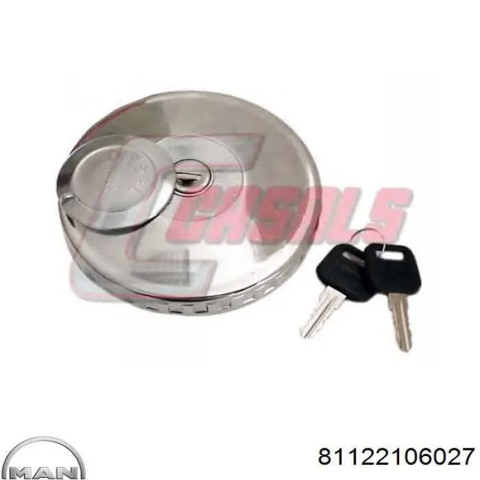 Пробка паливного бака MAN 81122106027 ціна, від 9.72 USD