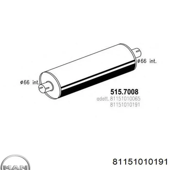 6810 Polmostrow Глушник, середня і задня частина