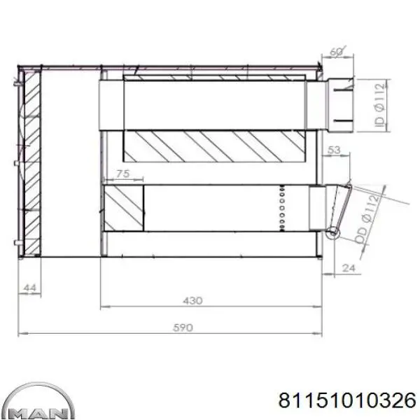 Глушник, середня і задня частина Polmostrow 6846 ціна, від 200.08 USD