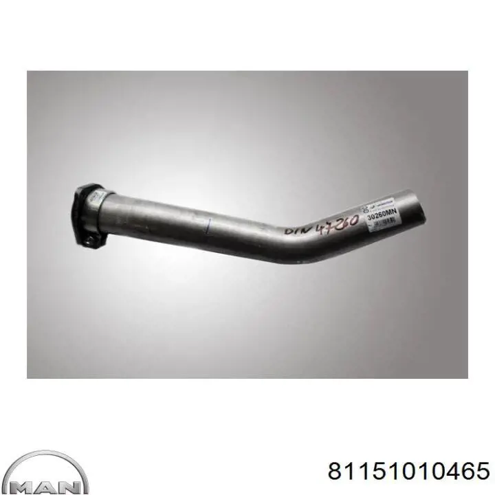 Вихлопна труба MAN 81151010465 ціна, від 2126.93 USD