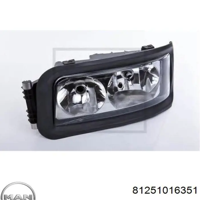 81251016351 MAN Фара дальнього світла в зборі