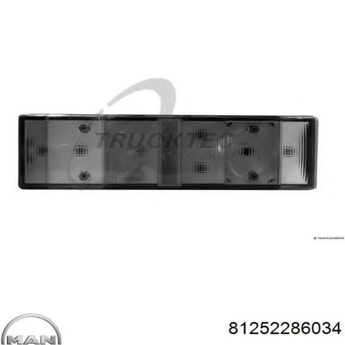 Ліхтар задній лівий MAN 81252286034 ціна, від 37.01 USD