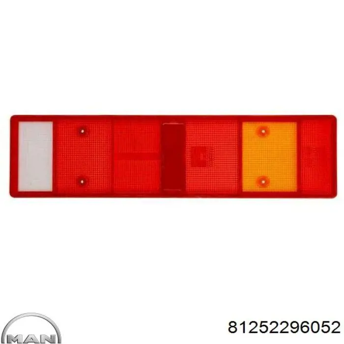 Скло ліхтаря заднього MAN 81252296052 ціна, від 10.23 USD