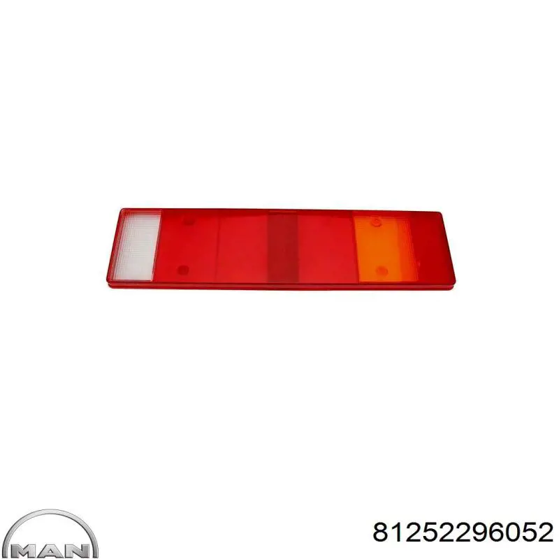 Купити 81252296052 MAN Скло ліхтаря заднього