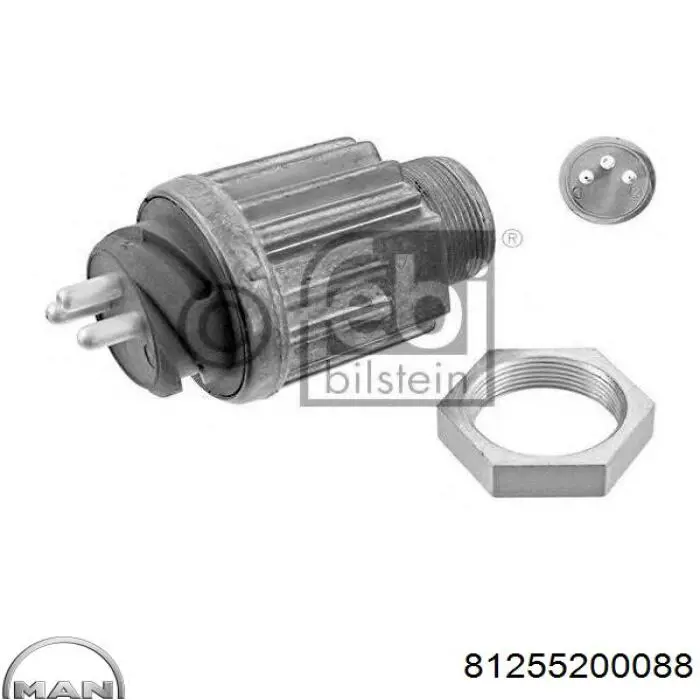 Кнопка стоп-сигналу MAN 81255200088 ціна, від 35.26 USD