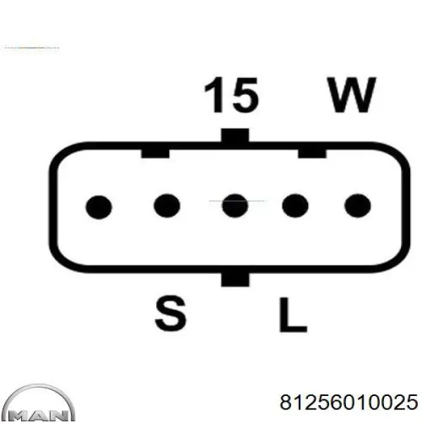 Реле зарядки генератора MAN 81256010025 ціна, від 32.05 USD