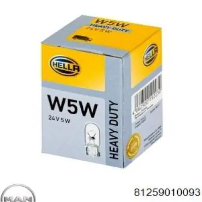 Лампи MAN 81259010093 ціна, від 0.27 USD