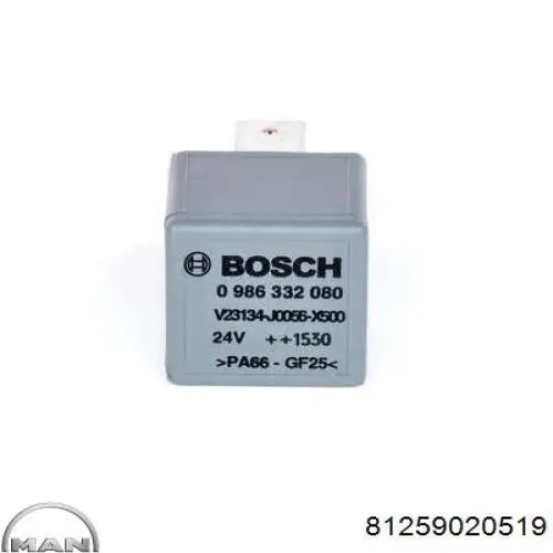 81259020519 MAN Обігрів скла вікна задка