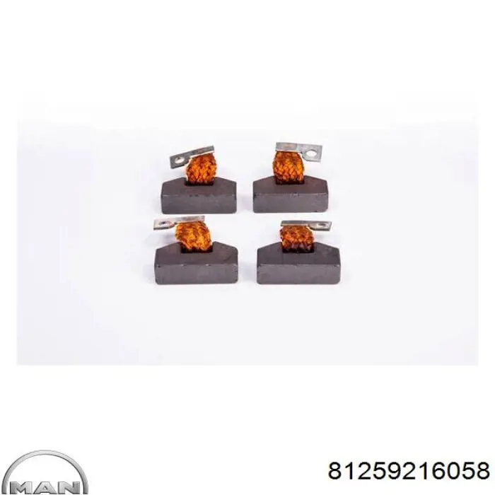 Щітка стартера 81259216058 MAN